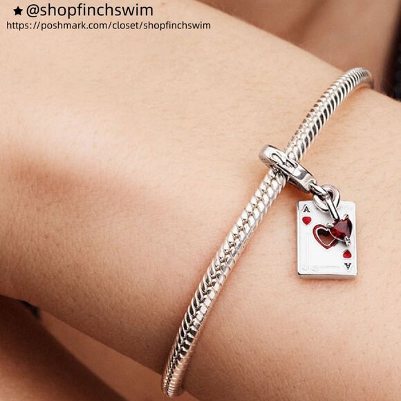 Pandora Disney Villains Queen of Hearts Double Dangle Charm - Picture 4 of 5